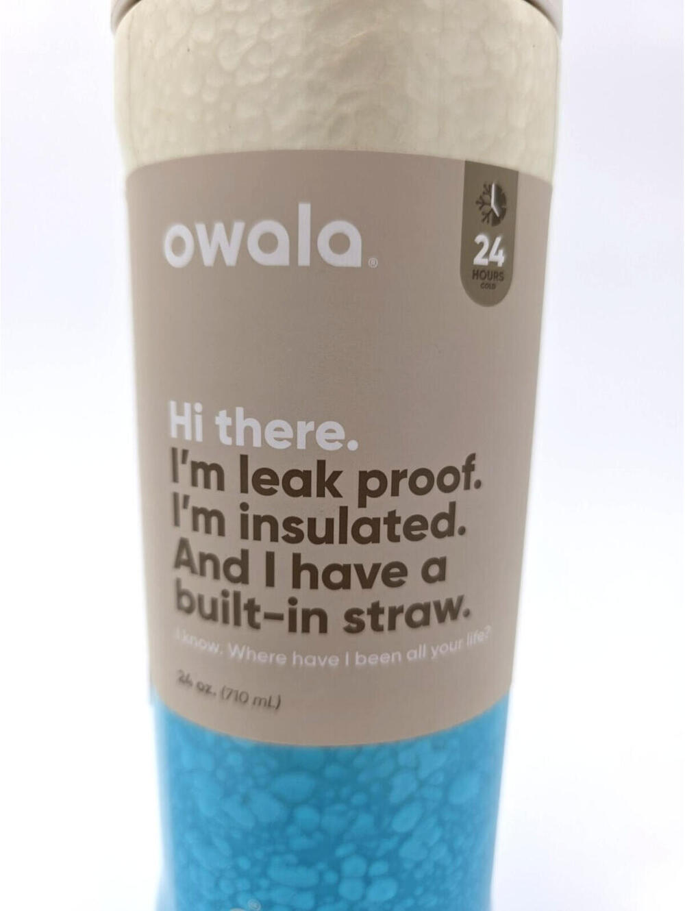 NEW Owala FreeSip 24oz Rolling in Gradient Blue Limited Edition - Picture 5 of 9